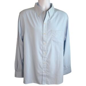 Coolibar Mens Aricia Sun Shirt Light Blue Sz L UPF 50+ Lightweight Breathable